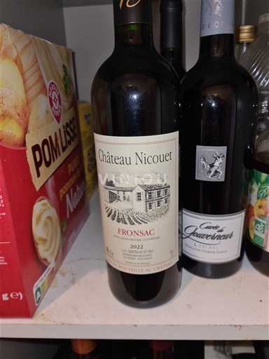 Bordeaux Fronsac Château Nicouet 2022