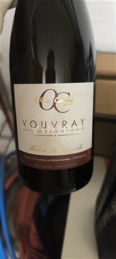 Vallée de la Loire Vouvray Olivier Carême Méthode Traditionnelle Non Millésimé