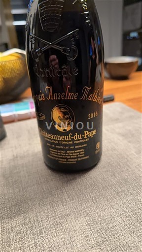 Thung lũng Rhône Châteauneuf-du-pape Domaine Pierre Usseglio Louis Anselme Mathieu 2016