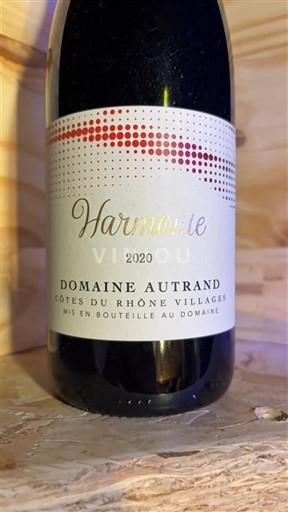 Rhône-dalen Côtes-du-Rhône-Villages Domaine Autrand Harmonie 2020