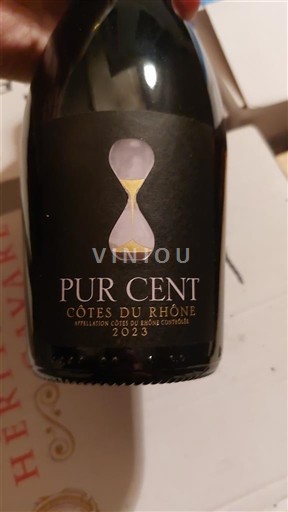 Valle del Ródano Côtes del Ródano Pur Cent 2023