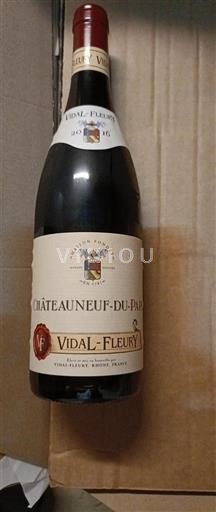 Rhône-dalen Châteauneuf-du-Pape Vidal-Fleury 2016