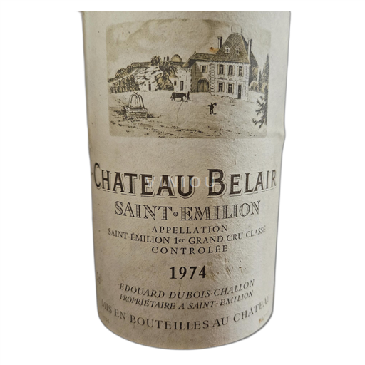 Bordéus Saint-Émilion Grand Cru Chateau Belair 1974
