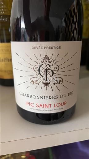Languedoque Pic-saint-loup Charbonnières du Pic Prestige Não Sazonado
