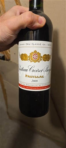 Bordeaux Pauillac Grand Cru Château Croizet-Bages 2009