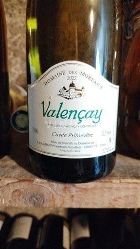 Thung lũng sông Loire Valençay Domaine Des Moreaux Primevère 2022