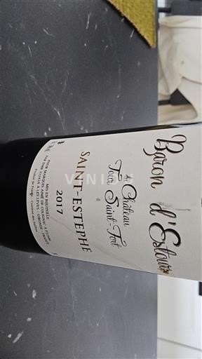 Bordeaux Saint-Estèphe Château Tour Saint Fort Baron d'Estours 2017