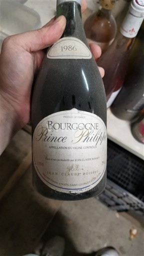 Bourgogne Jean-Claude Boisset Prince Philippe 1986