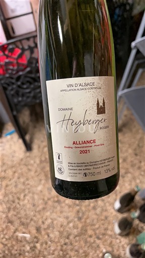 Alsace Domaine Heyberger Roger Alliance 2021