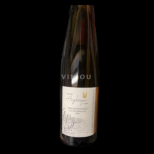 Alsace Vendanges Tardives Domaine Heyberger Roger Gewurztraminer Lieu Dit Bildstoecklé 2020