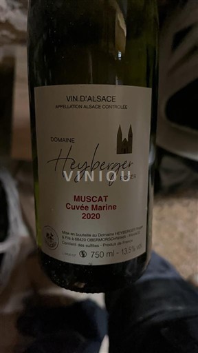 Alsace Domaine Heyberger Marine 2020