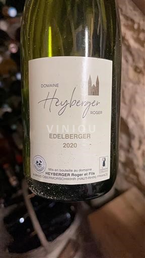 Alsace Domaine Heyberger Roger Edelberger 2020