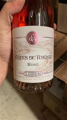 Vin Rosé sec E. Guigal Non millésimé France Vallée du Rhône Côtes-du-rhône AOC