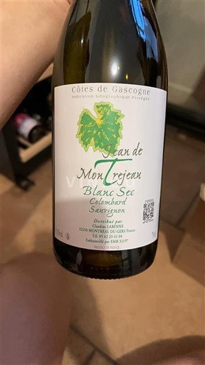 Sudoeste Côtes de Gascogne Jean de Montréjeau Blanc Sec Sin añada