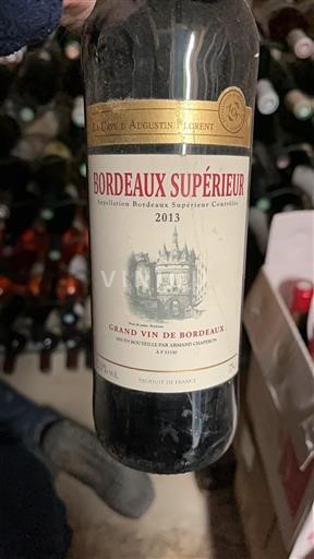 Vin Rouge sec La Cave Augustin Florent 2013 France Bordeaux Bordeaux supérieur AOC
