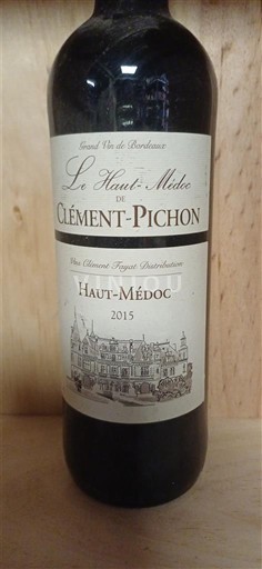 Bordeaux Haut-Médoc Château Clément-Pichon Le Haut-Médoc de Clément-Pichon 2015