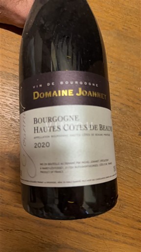 Burgundi E paspecifikuar Domaine Joannet 2020