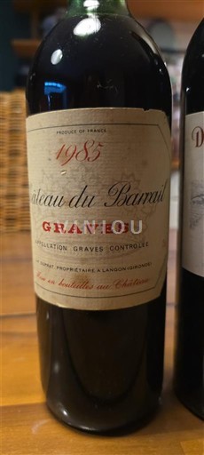 Bordeaux Graves Château Barrail 1985