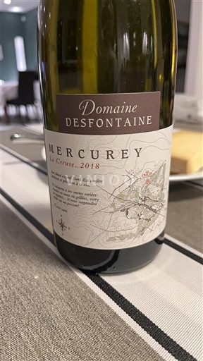 Burgundsko Mercurey Domaine Desfontaine La Crée 2018