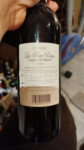 Burdeos Lussac-Saint-Émilion Château La Fleur Poiteau 2003