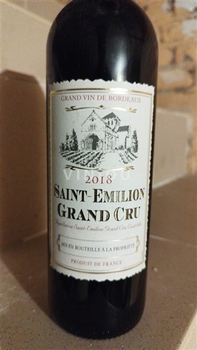 Bordeaux Saint-Émilion Grand Cru Château Lalande 2018