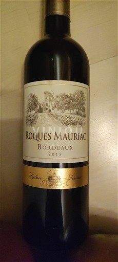 Bordeaux Roques Mauriac 2015