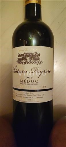 Bordeaux Médoc Château Peyrère 2015