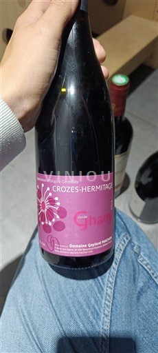 Vallée du Rhône Crozes-hermitage Domaine Gaylord Machon Chamy 2014