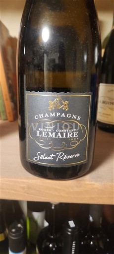 Šampanja Šampanjec Roger-Constant Lemaire Select Réserve Neleten.