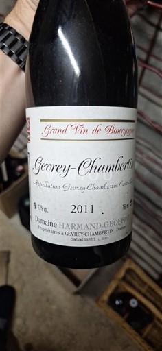 Borgoña Gevrey-Chambertin Domaine Harmand-Geoffroy 2011