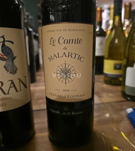 Bordeaux Pessac-Léognan Malartic Le Comte de Malartic 2020