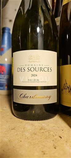Languedoc og Roussillon Pays d'Oc Domaine Des Sources Chardonnay 2024