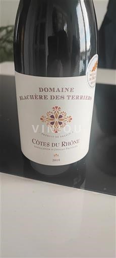 Vale do Ródano Côtes-do-Ródano Domaine Blachère des Terriers 2019
