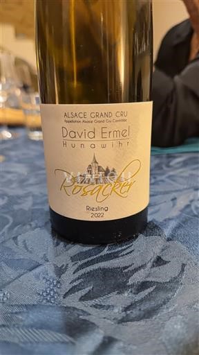 Alsazia Non specificato Grand Cru David Ermel Rosacker 2022