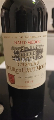 Bordeaux Haut-Médoc Cru Bourgeois Château Tour du Haut Moulin 2018