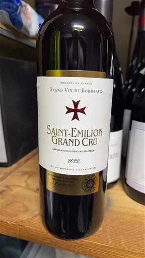 Vin Rouge sec Château Saint Sulpice 2022 France Bordeaux Saint-Émilion Grand Cru AOC
