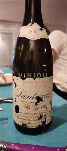 Borgoña Santenay Domaine Guy de Veaugh Clos Genet 2005