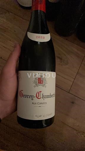Bourgogne Gevrey-chambertin Domaine Henri Richard Aux Corvées 2020