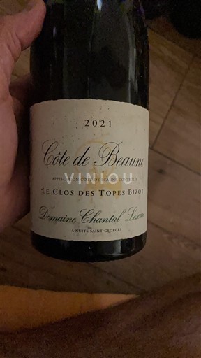Burgundy Côte de Beaune Domaine Chantal Lescure Le Clos des Topes Bizot 2021