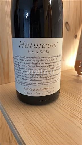 Alpes và các vùng Rhodanien Collines rhodaniennes Les Vins de Vienne Heluicum 2023