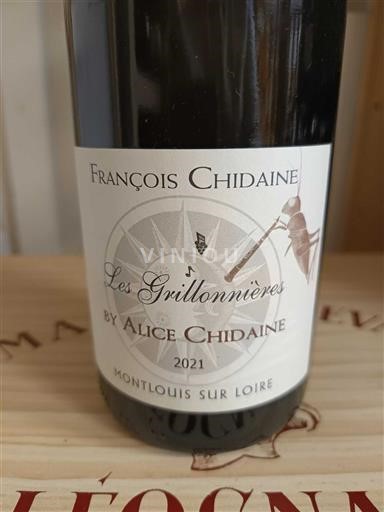 Loire Valley Montlouis-sur-Loire François Chidaine Les Grillonières by Alice Chidaine 2021