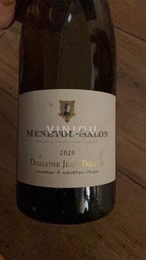 Vin Blanc sec Jean Teiller 2020 France Vallée de la Loire Menetou-salon AOC