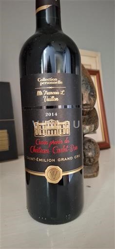 Vin Rouge sec Cuvée privée Château Cruislet Ban 2014 France Bordeaux Saint-Émilion Grand Cru AOC Grand Cru