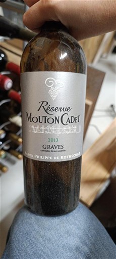 Bordeaux Graves Baron Philippe de Rothschild Réserve Mouton Cadet 2013