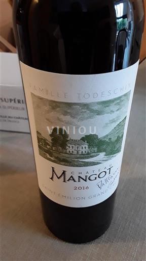 Bordeaux Saint-Émilion Grand Cru Grand Cru Château Mangot 2016