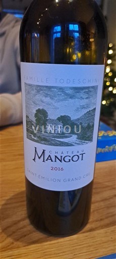 Bordeaux Saint-Émilion Grand Cru Grand Cru Château Mangot 2016