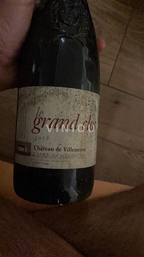 Vallée de la Loire Saumur-champigny Château Villeneuve Le Grand Clos 2018
