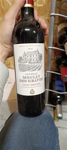 Burdeos Saint-Émilion Château Moulin des Graves 2016