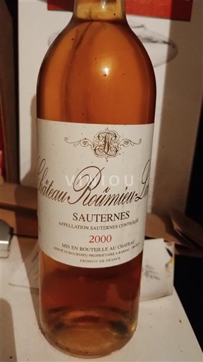 Burdeos Sauternes Château Roûmieu-Lacoste 2000