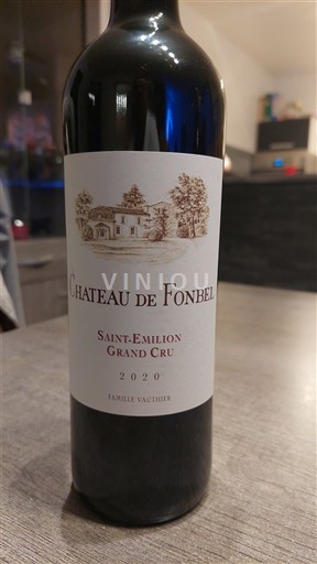 Bordeaux Saint-Émilion Grand Cru Château Fonbel 2020